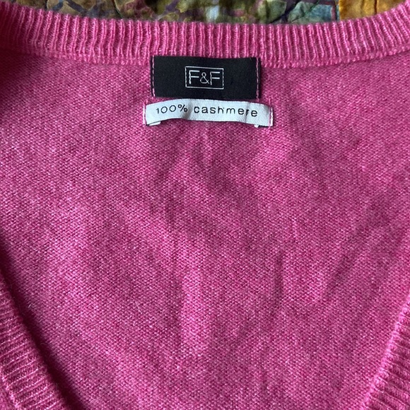 Pink 100% cashmere sweater - Picture 2 of 3